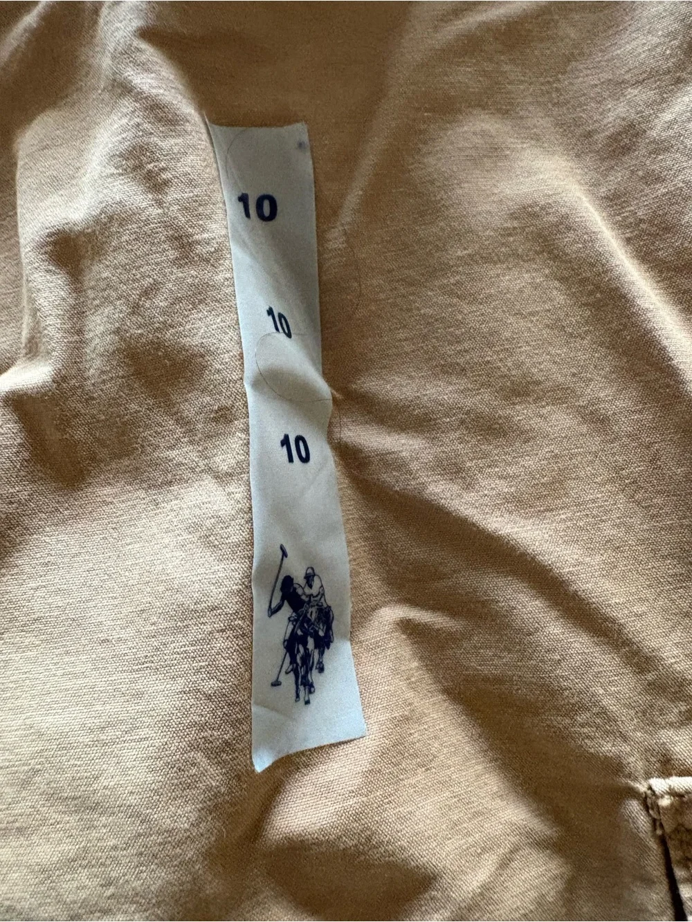 U.S. Polo Assn. Khaki Shorts with Blue Label New Size 10